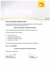 Wartungsverträge im Elektrohandwerk