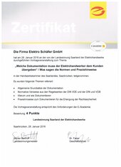 Welche Dokumentation muss der Elektrohandwerker dem Kunden übergeben